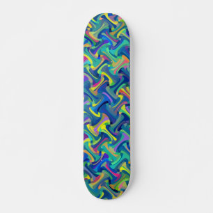 Skate Padrão de várias cores