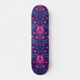 Skate Padrão decorativo com corações