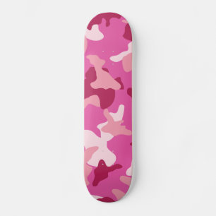 Skate Padrão do exército de camuflagem rosa