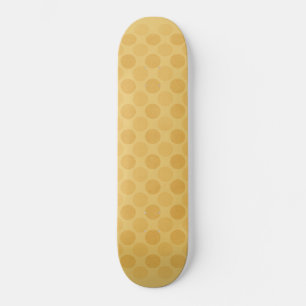 Skate Padrão dos círculos amarelos retrocintilados