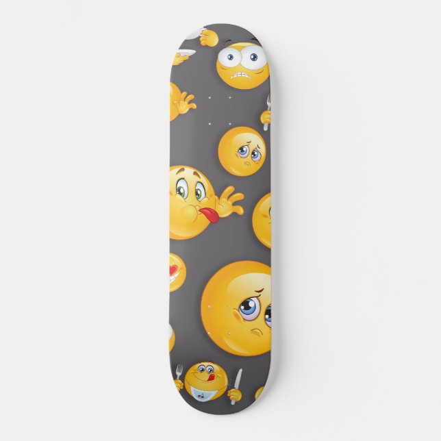 Skate Padrão Emoji 2 (Frente)