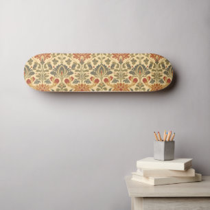 Skate Padrão Floral Art Nouveau de William Morris Compto