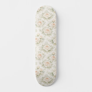 Skate Padrão Floral de Noiva