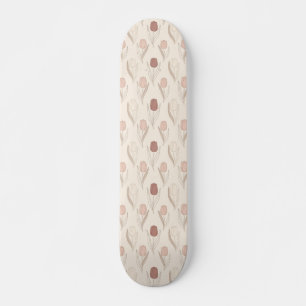 Skate Padrão Floral de Tulipa Moderna
