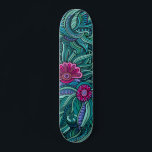 Skate Padrão Floral legal da Tendy Modern Abstrato<br><div class="desc">Este design moderno apresenta um legal e moderno padrão floral abstrato moderno #skateboard #skate #skatelife #skatelife #sk #skateboardingisdiversão #skater #skateshop #skateshop #skatetodos damnday #skateboarder #skateboard #skating #life #skatergirl #trendendeshop #legal #outdoor #skateboard esportes #dom #presentes</div>