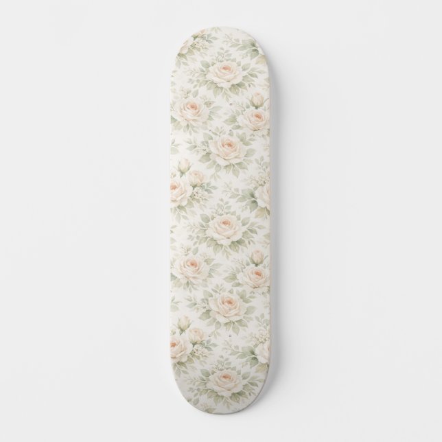 Skate Padrão Floral Nupcial (Frente)