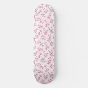 Skate Padrão Floral Sem Costura de Flor de Cerejeira Ros