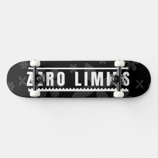 Skate Padrão Floral Sem Costura Estética Dark Zero Limit