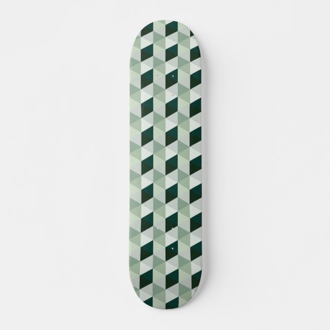 Skate Padrão Geométrico Abstrato - Nº 01 (Frente)
