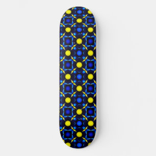 Skate Padrão Geométrico abstrato Simétrico