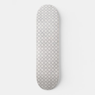 Skate Padrão geométrico islâmico bege