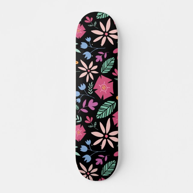 Skate Padrão Natural Floral E Sem Glamor (Frente)
