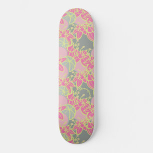 Skate Padrão Personalizado de Bud Moderno Brilhante e Fl