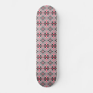 Skate Padrão retrorreflector de pontos cruzados vermelh