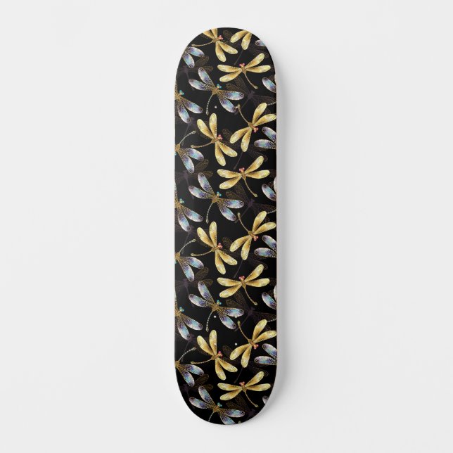 Skate Padrão sem costura com Ouros (Frente)