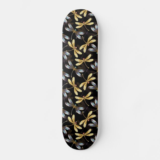 Skate Padrão sem costura com Ouros (Frente)