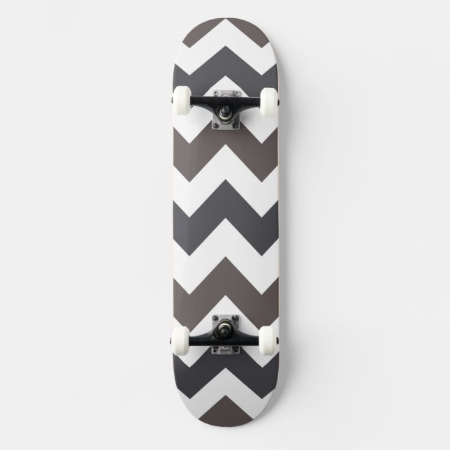 Skate Padrão Trendy Chevron Zigzag 8 (Frente)