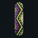 Skate Padrão Tribal Amarelo Roxo Moderno<br><div class="desc">Esta design de na moda apresenta um padrão tribal num roxo moderno e amarelo mole. #tribal #moderno #chic #na moda #padrão #giro #feminino #étnico #púrpura #elegante #trendência #legal #skateboard #skateboard #skateboarder #esportes #esportes #sequipts #gifts #giftsforher</div>