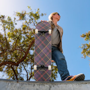 Skate Padrão Xadrez Clássico