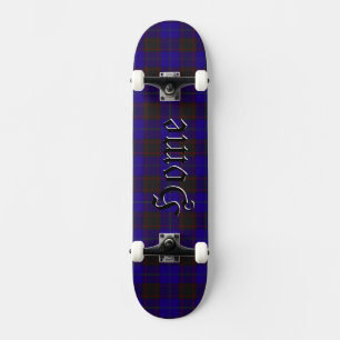 Skate Padrão Xadrez Escocês Tartan Hume Casa