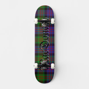 Skate Padrão Xadrez Tartan do Clã MacDonald
