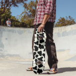 Skate Padrões estéticos para impressão de animais de vac<br><div class="desc">Padrões estéticos em preto e branco para impressão de animais de vaca em forma de esmalte</div>