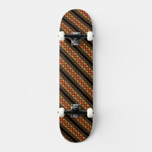 Skate Padrões florais ucranianos decorativos fofos desig