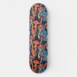 Skate Painéis de pintura de mushroom de trippy