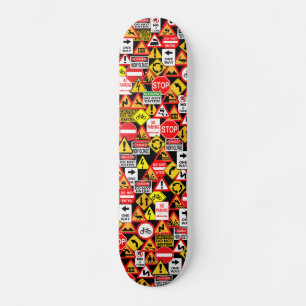 Skate Painéis de sinalização de trânsito