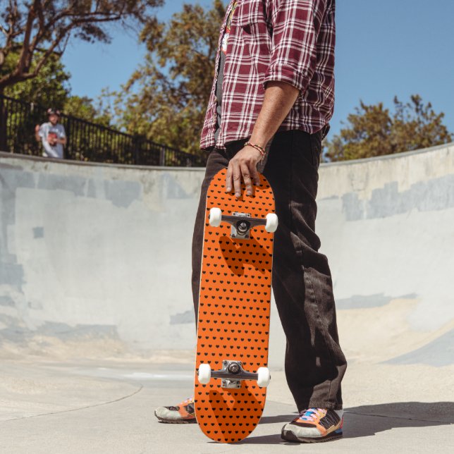 Skate Painéis Laranja E Preto (Ao ar livre 2)