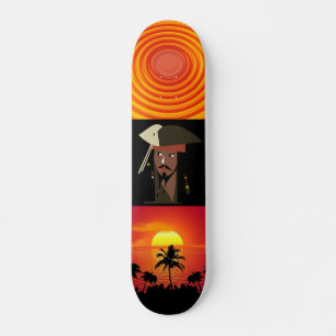 Skate Painel de CARIBE PIRATE CAPTAIN, Deck de 7¾"