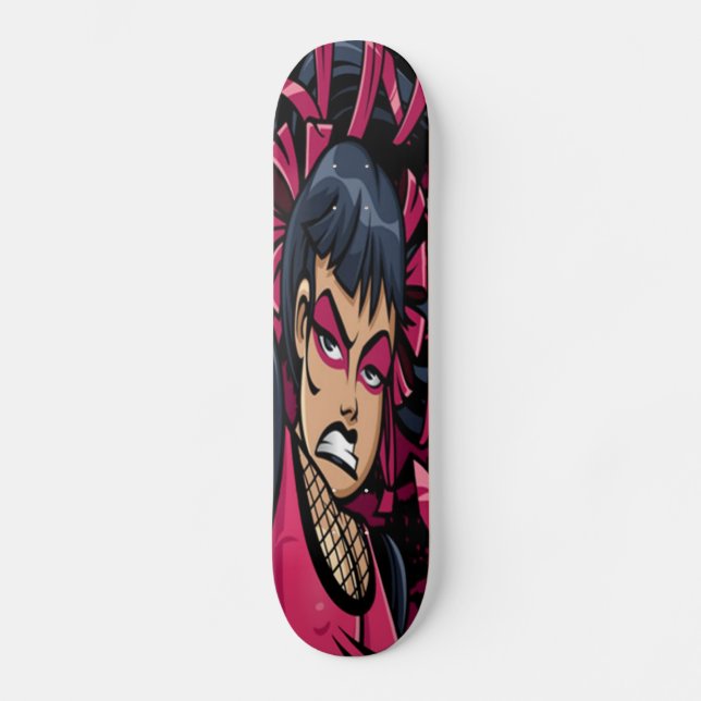 Skate Painel de Controle de Obsessão Rosa (Frente)