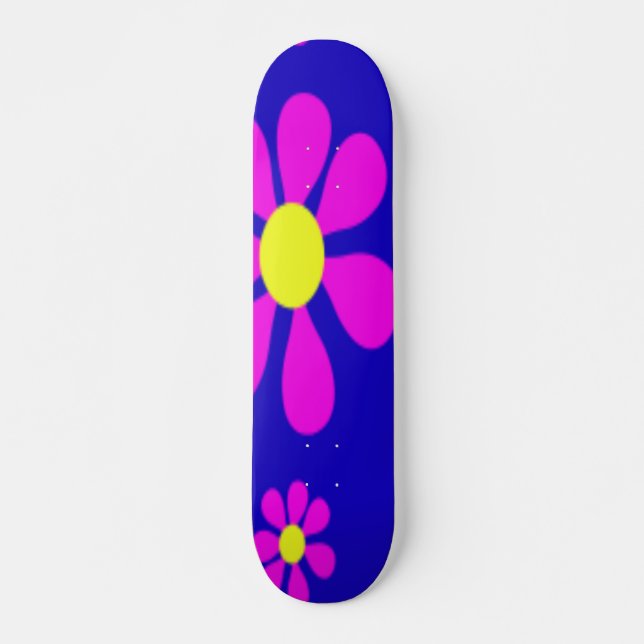 SKATE PAINEL DE DESTAQUE DE ENERGIA DE FLORES - PRESENTE (Frente)