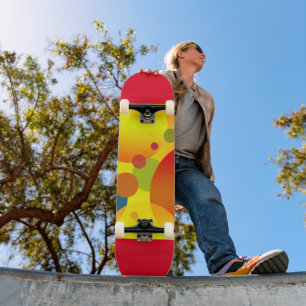 Skate PAINEL DE ESCALA DE CÍRCULOS abstrato