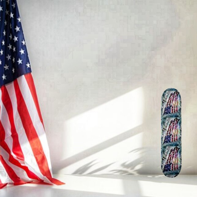 Skate Painel de Fundo do Fireworks (Bring along your Fireworks Backdrop Skateboard, and get some summer skating in!)