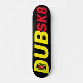 Skate Painel de navegação DUBSK8 JMT, deck de 7¾"