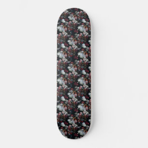 SKATE PAINEL FLORAL DE PADRÕES DE BUQUÊ PINTADO