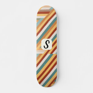 Skate Painel Geométrico Monograma Retroativo 70s