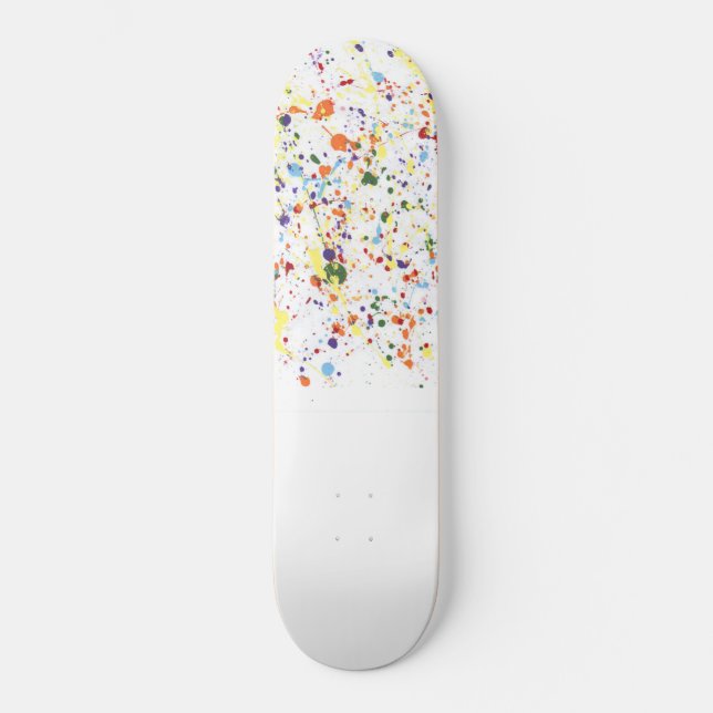 skate "Paint Splatter" (Frente)