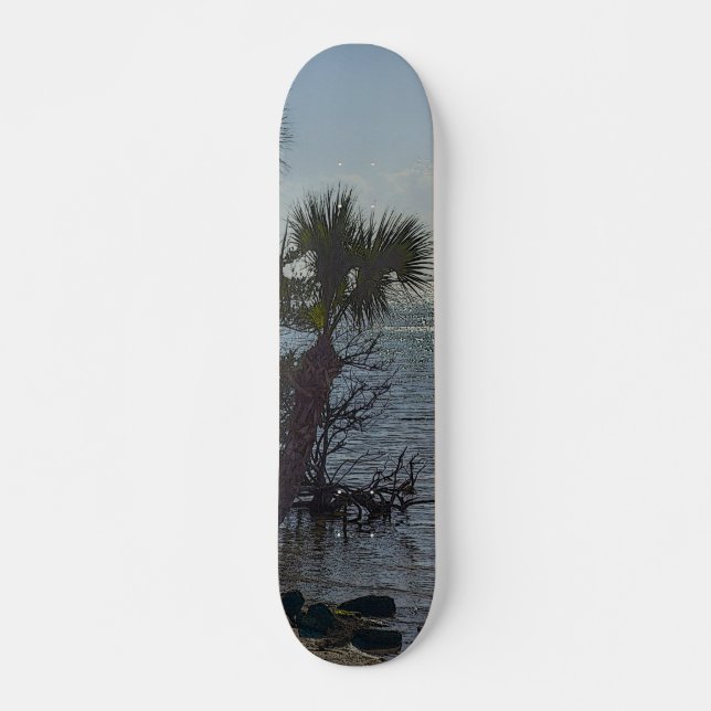Skate Painterly das Palmeiras do rio Banana (Frente)