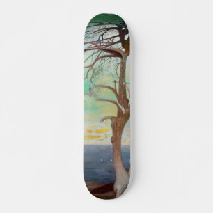 Skate Paisagem de Paisagem de Árvore Cedar do solitári