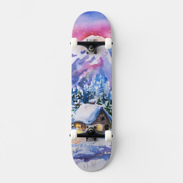 Skate Paisagem do inverno (Frente)