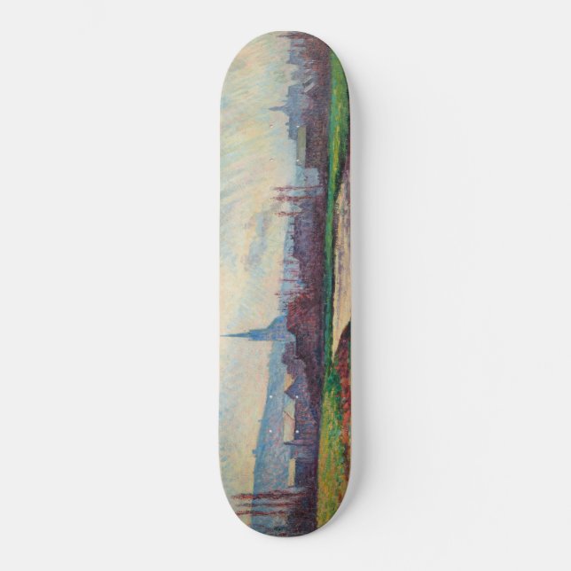 Skate Paisagem rural com rio (por Maximilien Luce) (Frente)