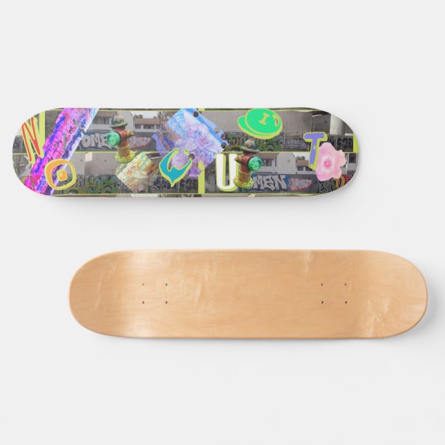 Skate Paisagem Urbana Sem Desistir (Horz)
