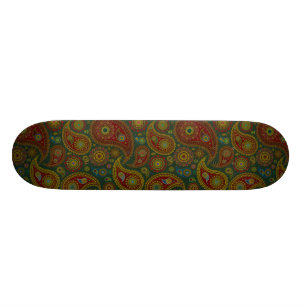 Skate Paisley escuro