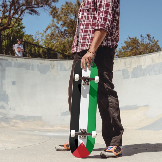 Skate Palestina - bandeira patriótica moderna (Ao ar livre 2)