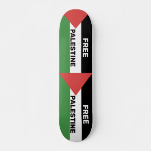 SKATE PALESTINA GRATUITA SINALIZADA VERMELHO PRETO VERDE