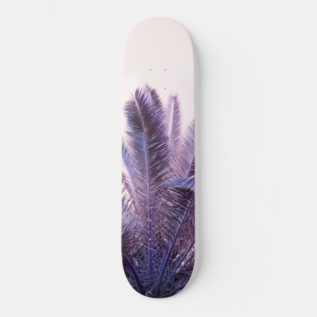 Skate Palm Leaves Beach Dream #1 #tropical #wall #art (Frente)