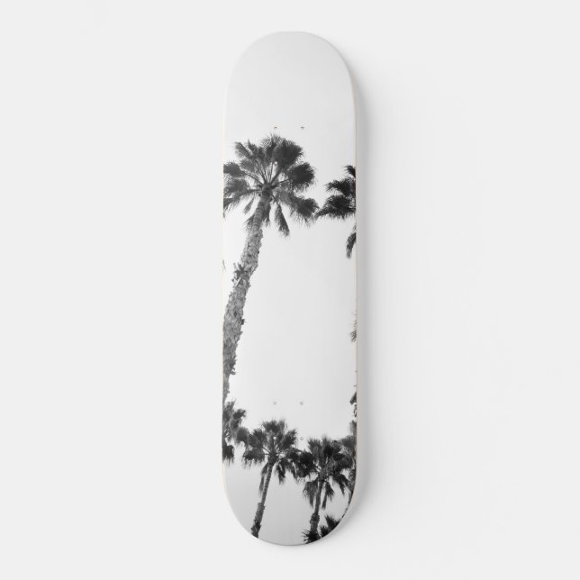 Skate Palm Trees Black & White Vibes #3 #wall #decor (Frente)