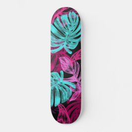 Skate Palma tropical fluorescente